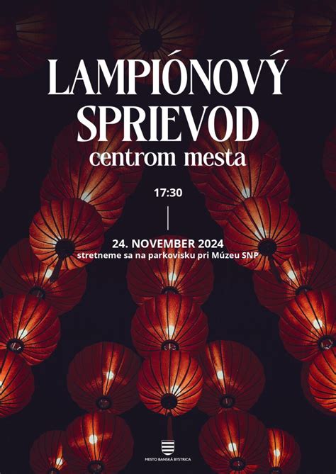 Ilustrácia lampiónového sprievodu