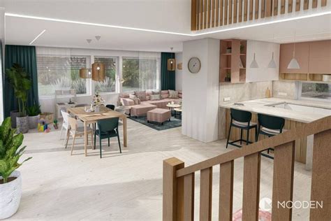 Interiér malého obchodu s predavačkou a zákazníkom