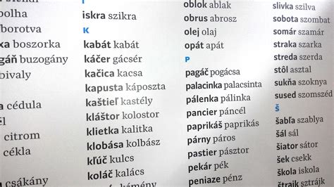 Slovensko-maďarský slovník