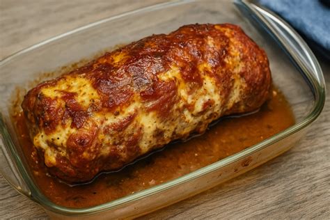 Mäsová roláda so šunkou a syrom