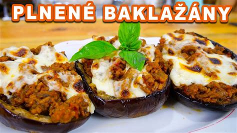 Baklažány plnené mletým mäsom