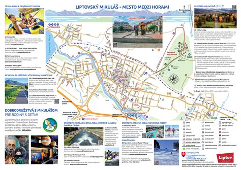 Mapa Liptovského Mikuláša s vyznačenou polohou reštaurácie