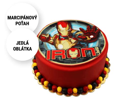 Deti sa tešia z torty s Iron Manom