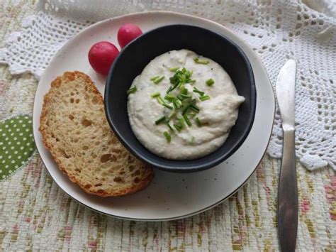 recept na nátierku z bielej redkovky