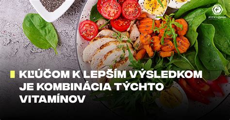 Ilustrácia vitamínov v jedle