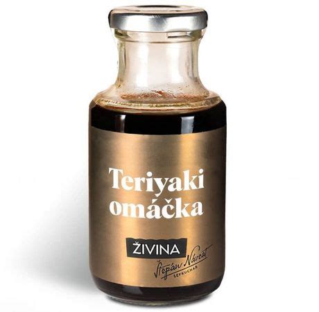 Ilustrácia teriyaki omáčky a jej zložiek