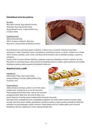 Infografika s kľúčovými krokmi prípravy torty