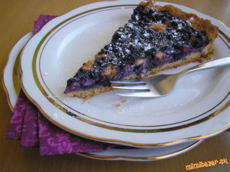 Čučoriedkový koláč s mascarpone