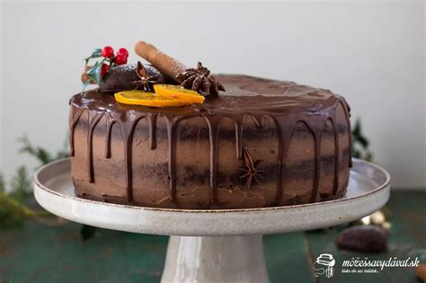 čokoládovo-pomarančová torta