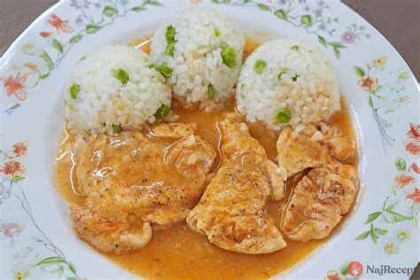 Hotové šťavnaté soté z pečienok s ryžou