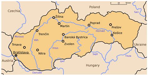 Mapa Slovenska s vyznačeným regiónom, kde sa produkty vyrábajú (ak je informácia dostupná)