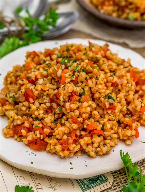 Bulgur s hráškom a sušenými paradajkami