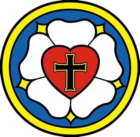 Symbol Lutherovej ruže - erb Evanjelickej a.v. cirkvi na Slovensku