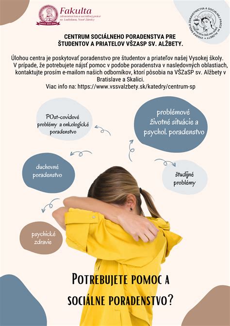 Ilustračná schéma fungovania sociálneho poradenstva