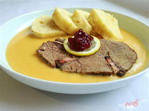 Sviečková omáčka s knedľou
