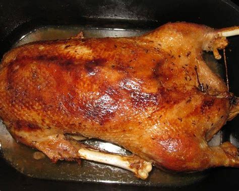 Štrukturovaný recept na pečenú hus