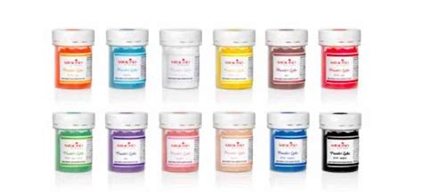 práškové potravinárske farby na tortu