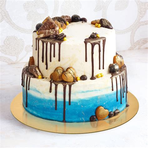 Ilustrácia rôznych druhov tort a koláčov