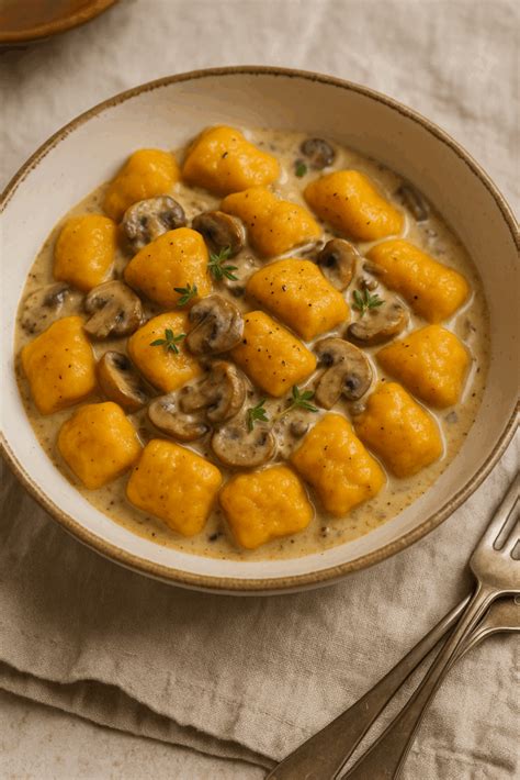 Tekvicové gnocchi