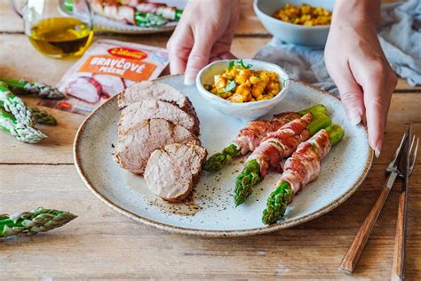 ingrediencie na bravčovú panenku so špargľou