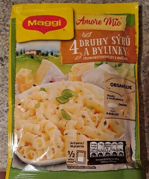 Obal produktu MAGGI Amore Mio 4 druhy syra a bylinky