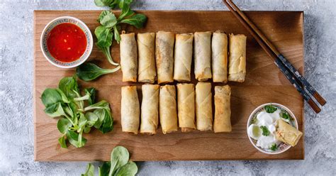 Suroviny na jarné závitky