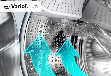 Interiér práčky Bosch s technológiou VarioDrum