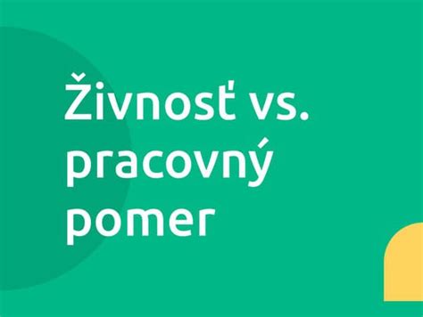 Študent pracujúci na živnosť