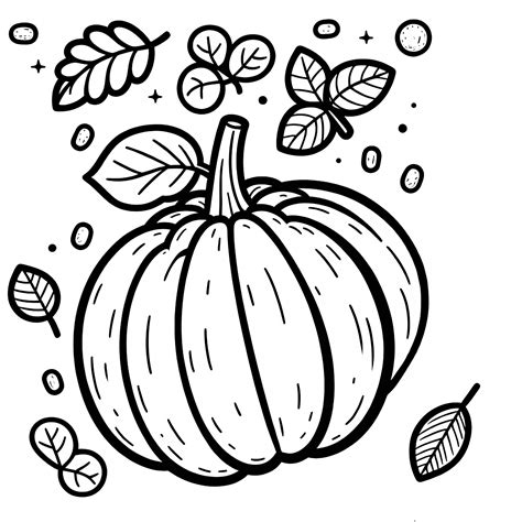 Ilustrácia halloweenskej tekvice na vyfarbenie