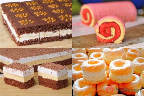 Rôzne druhy nepečených koláčov