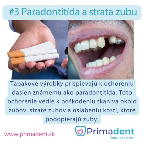 Infografika porovnávajúca dopady fajčenia na ústnu dutinu