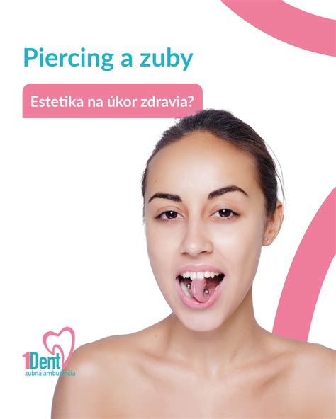 Infografika s tipmi na starostlivosť o piercing v jazyku
