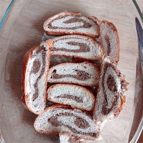 servírovanie kakaového závinu