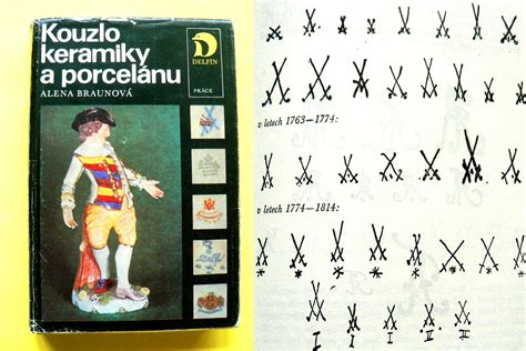 Príklady značiek porcelánu z obdobia