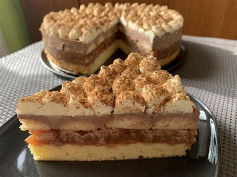 Skladanie jablkovo-makovej torty