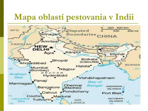 Mapa oblastí pestovania ryže basmati v Indii a Pakistane