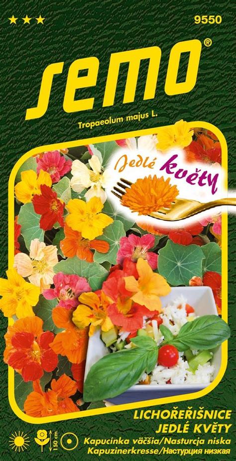 Kolekcia jedlých kvetov
