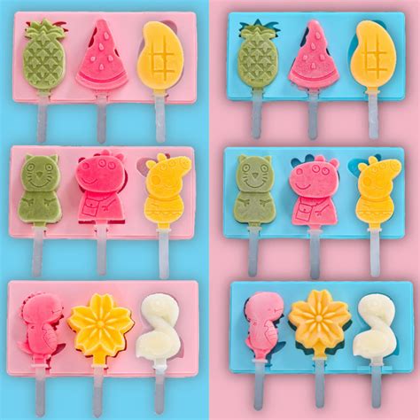 Rôzne tvary a veľkosti formičiek na nanuky