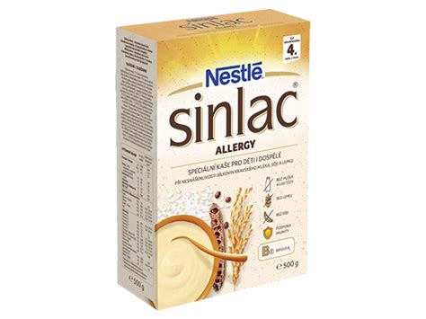 Balenie Nestlé Sinlac Allergy kaše