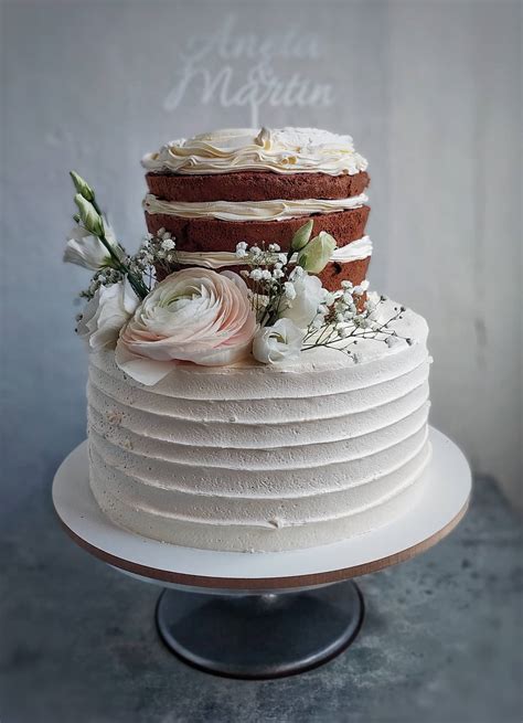 Vizualizácia rozloženia vrstiev v smotanovej torte