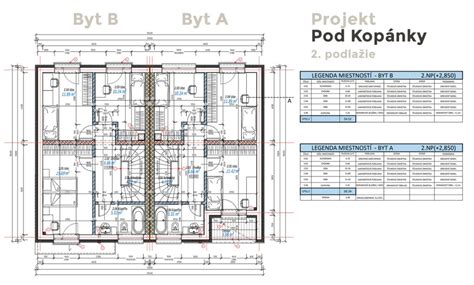 Pôdorys kúpeľne s vyznačenými rozvodmi vody a odpadu