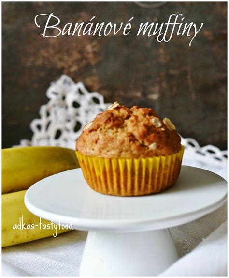 Zdravšie banánové muffiny s ovsenými vločkami