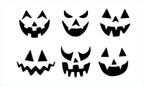 Šablóna na vyrezávanie tekvice