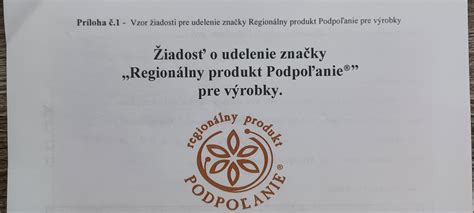 Logo Regionálny produkt Podpoľania