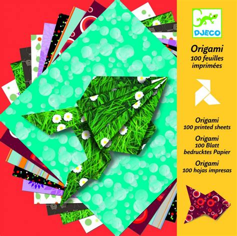 Rôzne farby a vzory papiera na origami