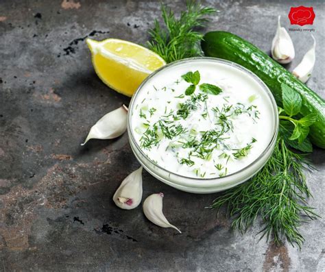 Suroviny na prípravu tzatziki omáčky