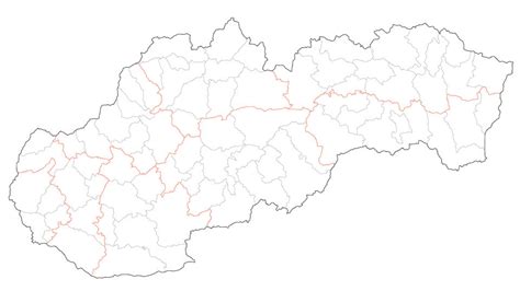 Mapa s vyznačenými regiónmi tradičnej stredoeurópskej kuchyne