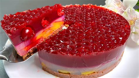 Bombastická torta s ovocným želé