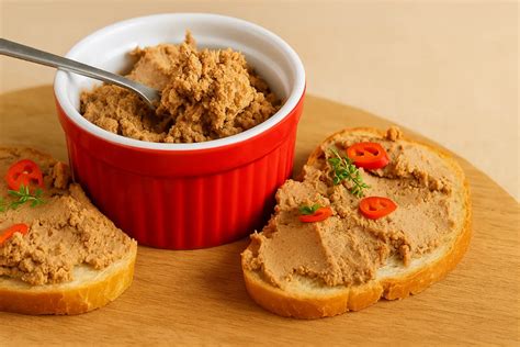 Nátierka z kuracej pečene na hriankach