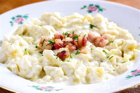 Zemiakové halušky s bryndzou